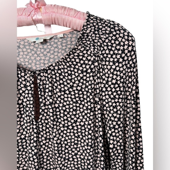 Boden Milkshake Petals Vicky Long Sleeve Smocked Blouse Size Size 6 - Picture 2 of 7